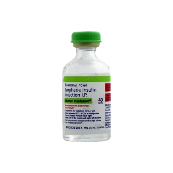 human insulatard 40iu vial 10 ml